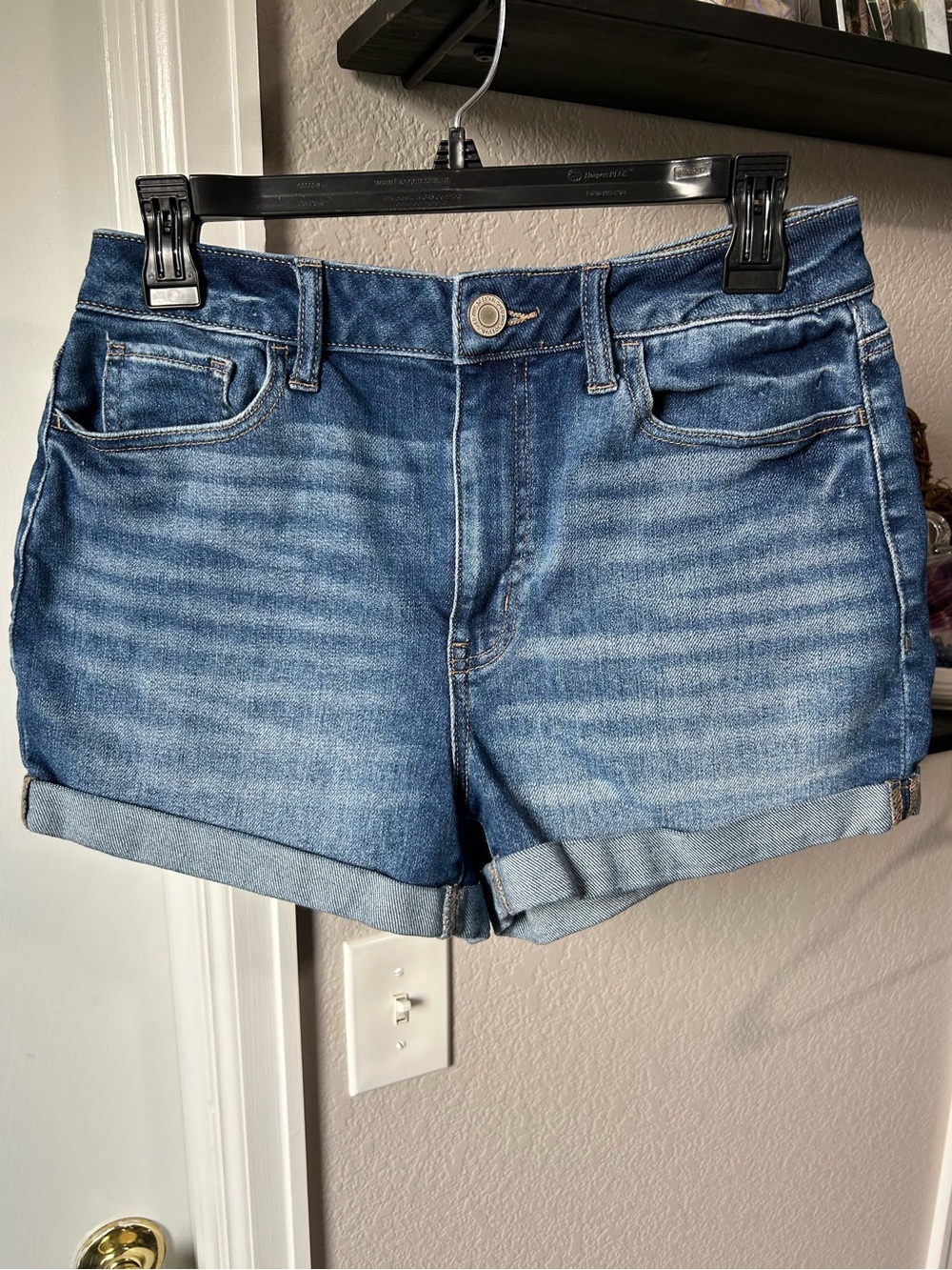 SO High Waisted Denim Shorts